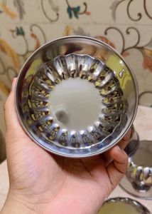Steel Bowl 🥣 Set (6)