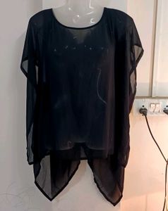 Silky Chiffon Sheer Top