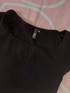 A black crop top from IZF