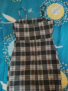 Plaid Mini Dress