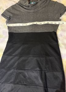 Stylish Two-Tone Dress