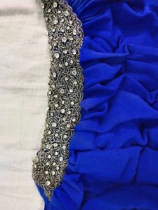 Long Blue Gown