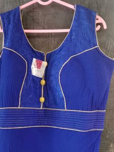 Blue Sleeveless Top