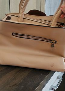 Branded Flower Design Shoulder Bag