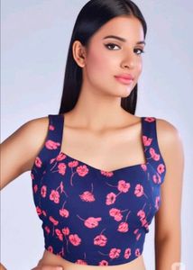 Tops For Rs.99 Only/ 🆕Foral Padded Crop Top