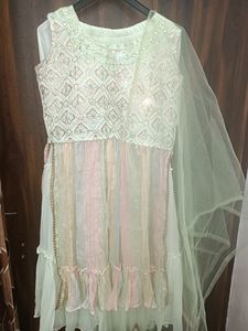 Three Piece Sharara Set