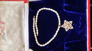 Pearl Necklace with Star Pendant
