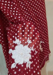 Maroon Saree❤