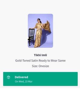 Tikhi Imli Ready To Wear Saree