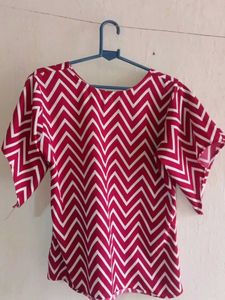 Red Stylish Top