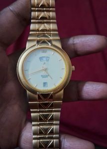 Westar Quartz Gold Watch swiss not working
