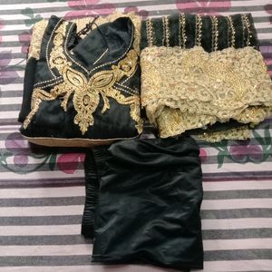 Party Wear Black Suit