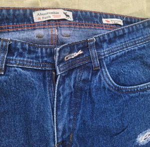 Distressed Denim Jeans