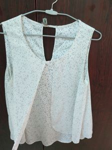 Polka Dot Sleeveless Top