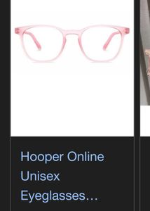 Pink Framed Eyeglasses
