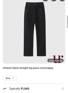 Urbanic Black Jean