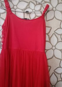 Red Tulle Dress