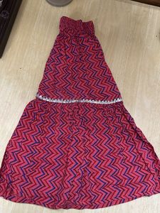 Girls' Pink Floral Kurti Set