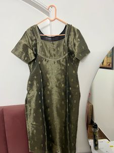 Elegant Olive Green Kurta
