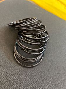 Black Hair Bangles Set - 2’8 Size