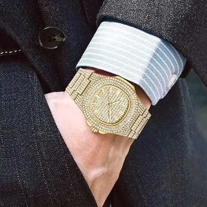 Gold-Crystal Luxury WatchStatement Elegance. Timel
