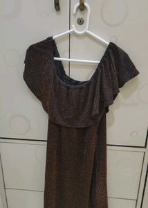 Sparkly Off-Shoulder Party Dress