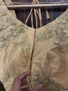 Embroidered Gold Blouse
