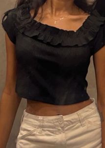 Off-Shoulder Ruffle Top