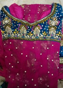 Dimond Work Anarkali Dress