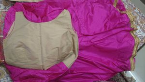 Pink & Gold Indian Lehenga Set