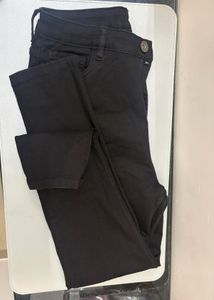 Zudio Black Skinny Fit Jeans