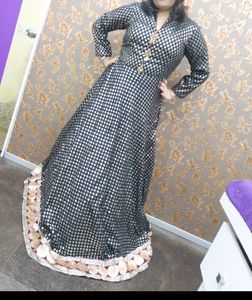 Black Ethenic Gown