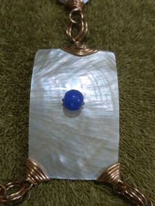 Pearlescent Beaded Necklace