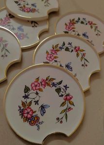 Premium Floral Asthetic Coasters✨ (Set of 7pc)