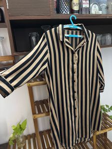 Striped Shirt Dress