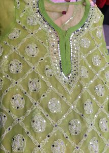 Mirror ROSE CHICKENKARI