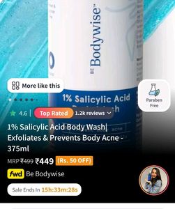 Be Bodywise Salicylic Acid Body Wash