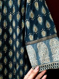 Blue Printed Kurta
