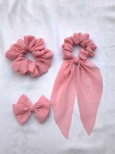Pink Hair Accessory Set