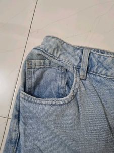Light Blue Wide Leg Jeans