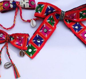 Navratri Hair Bows