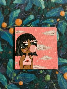 Hand-painted Small Canvas Powerpuff Girls