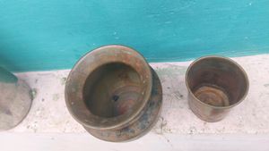 Set Of 2 Peetal Glass , Jug ( Old Items )