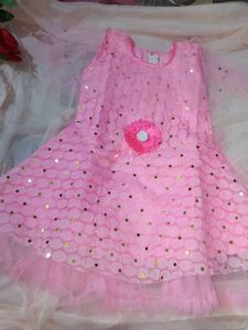 baby girl pink frock