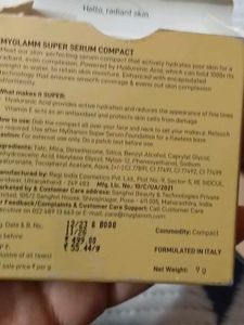 Myglamm Super Serum Compact With Hyaluronic Acid