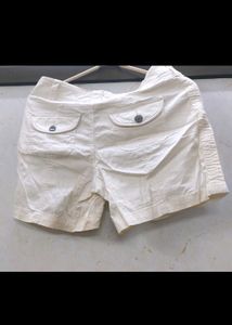 Casual White Shorts