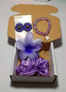 Purple Hair Accessory Hamper