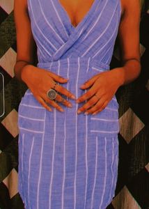 Deep Neck One Piece Dress