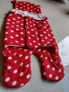 Red Polka Dot Baby Sleeping Bag