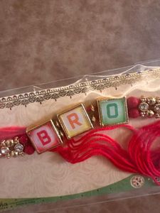 Red Lipstick &amp; Rakhi Combo